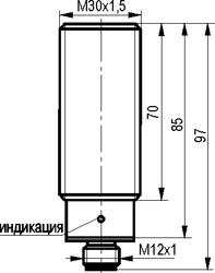 Габариты ISB AC81A-01G-10-LS27